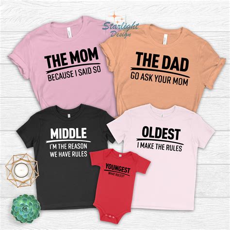 funny family tees